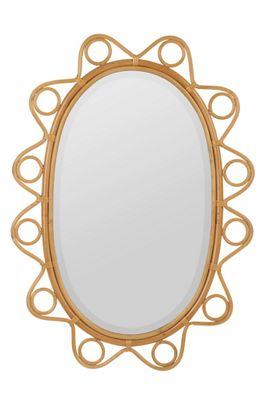 Park and Oak x Cooper Classics Elin Geometric Rattan Wall Mirror