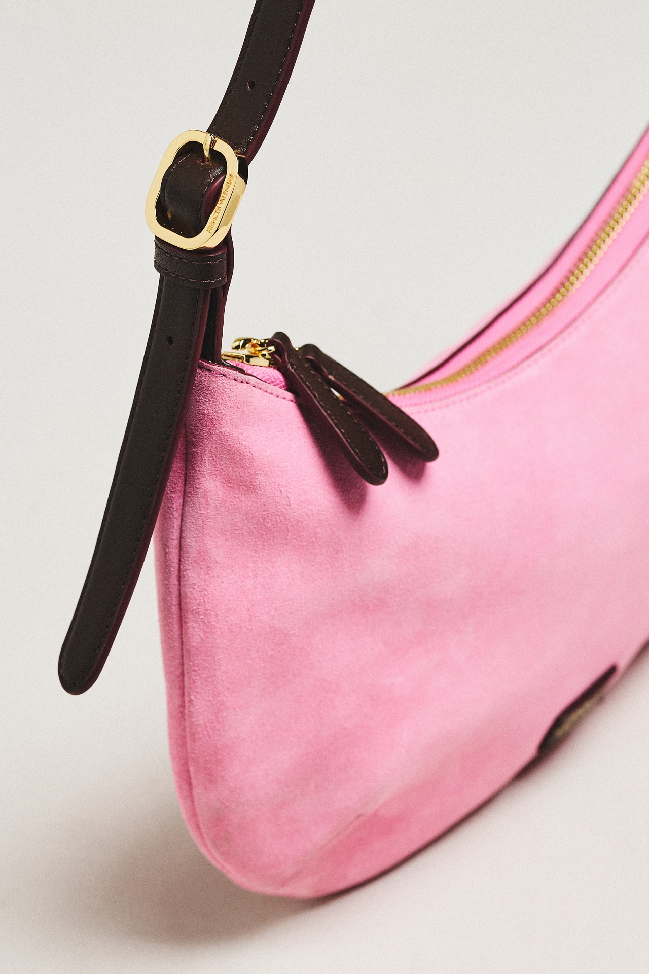 Frances Valentine Starr Hobo Suede Shoulder Bag