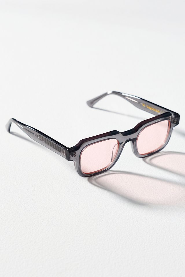 Dood Eyewear 903 Pink Lens Square Sunglasses | Anthropologie