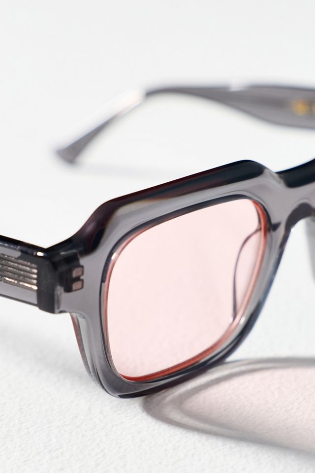 Dood Eyewear 903 Pink Lens Square Sunglasses | Anthropologie