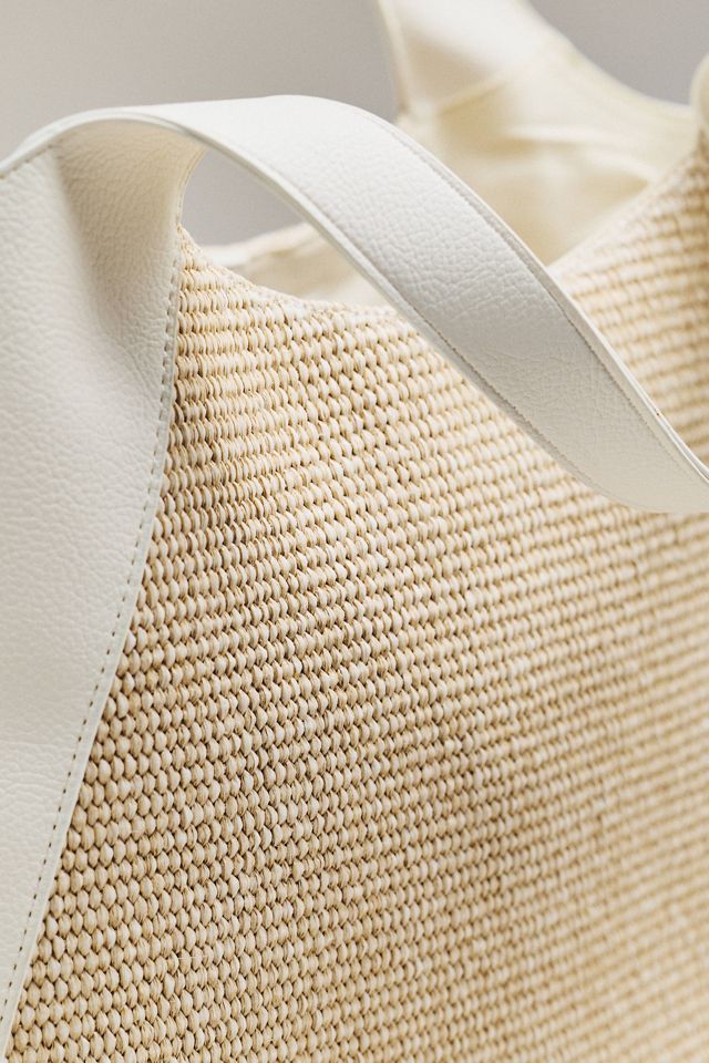 Sonia Medium Slouchy Tote Bag: Raffia Edition #2