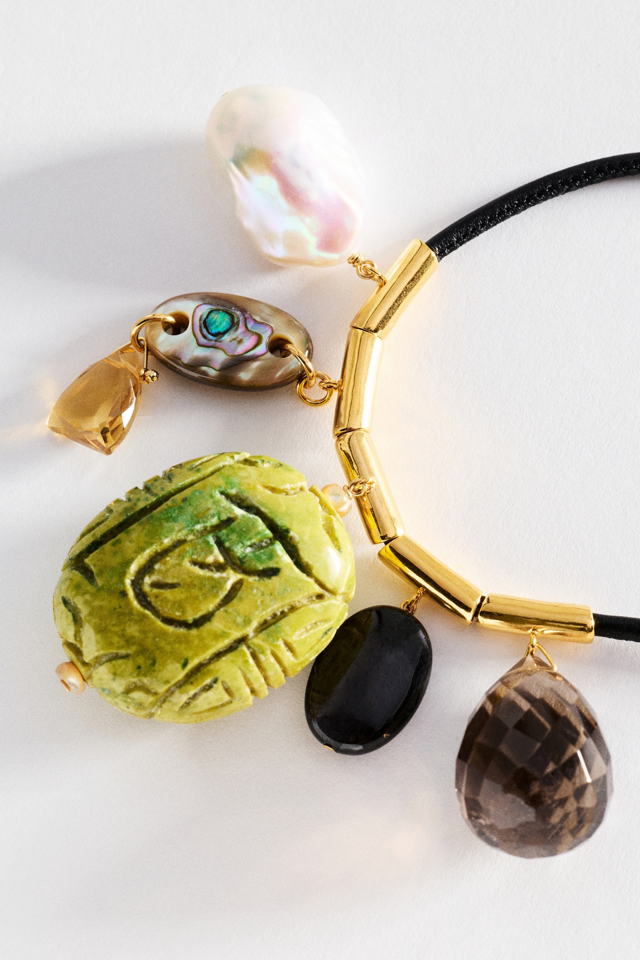 Chan Luu Serpentine Charm Necklace