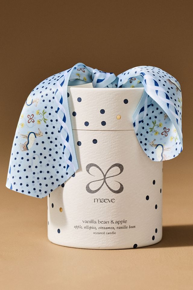Maeve Scarf Fruity Vanilla Bean & Apple Ceramic Candle #4