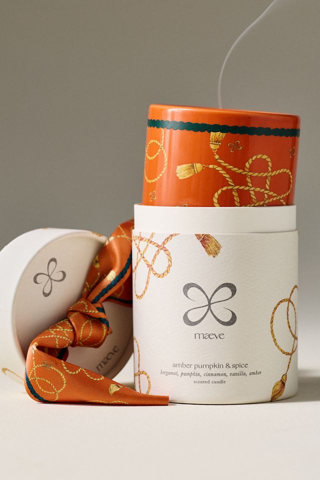 Maeve Scarf Amber Pumpkin & Spice Ceramic Candle #3