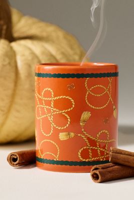 Candela in Ceramica Maeve Scarf Amber Pumpkin & Spice