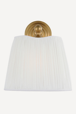 Visual Comfort & Co. Matos Pleated Silk Sconce | AnthroHome