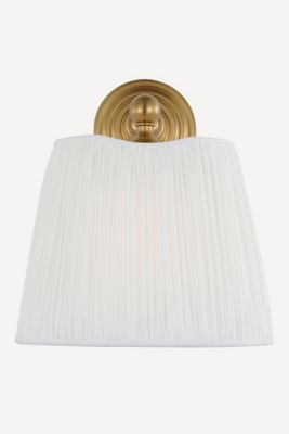 Visual Comfort & Co. 
Matos Pleated Silk Sconce