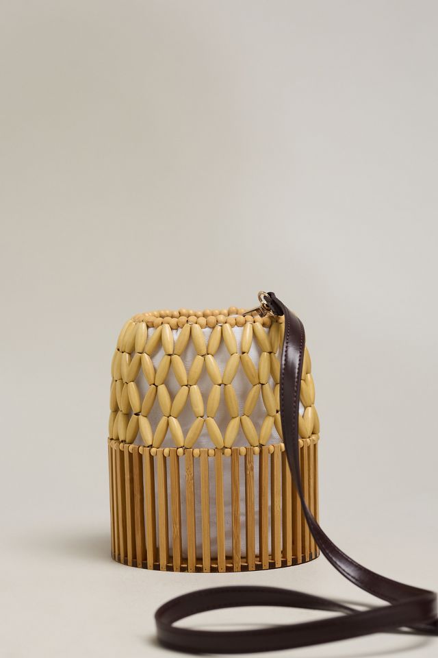 Melie Bianco Naomi Beaded Bucket Bag #2