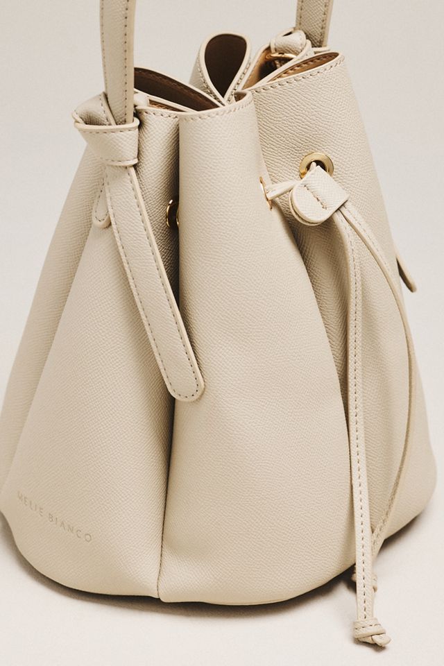 Laguna Cinched Vegan Leather Bucket Bag #2