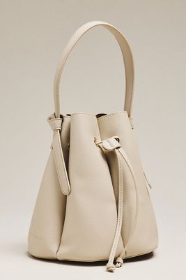Laguna Cinched Vegan Leather Bucket Bag