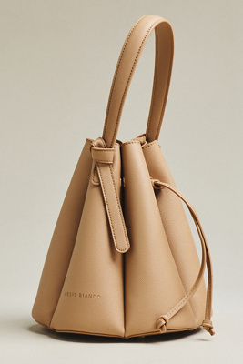 Laguna Cinched Vegan Leather Bucket Bag