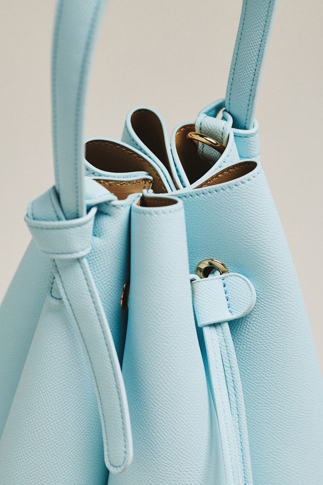 Laguna Cinched Vegan Leather Bucket Bag | Anthropologie