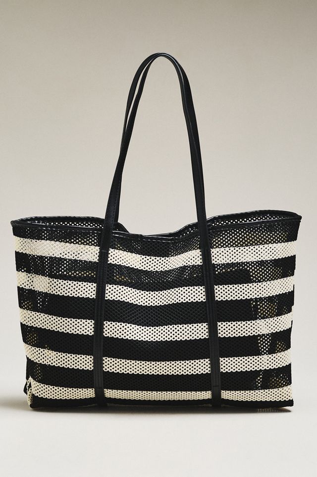 Melie Bianco Arica Woven Tote Bag #1