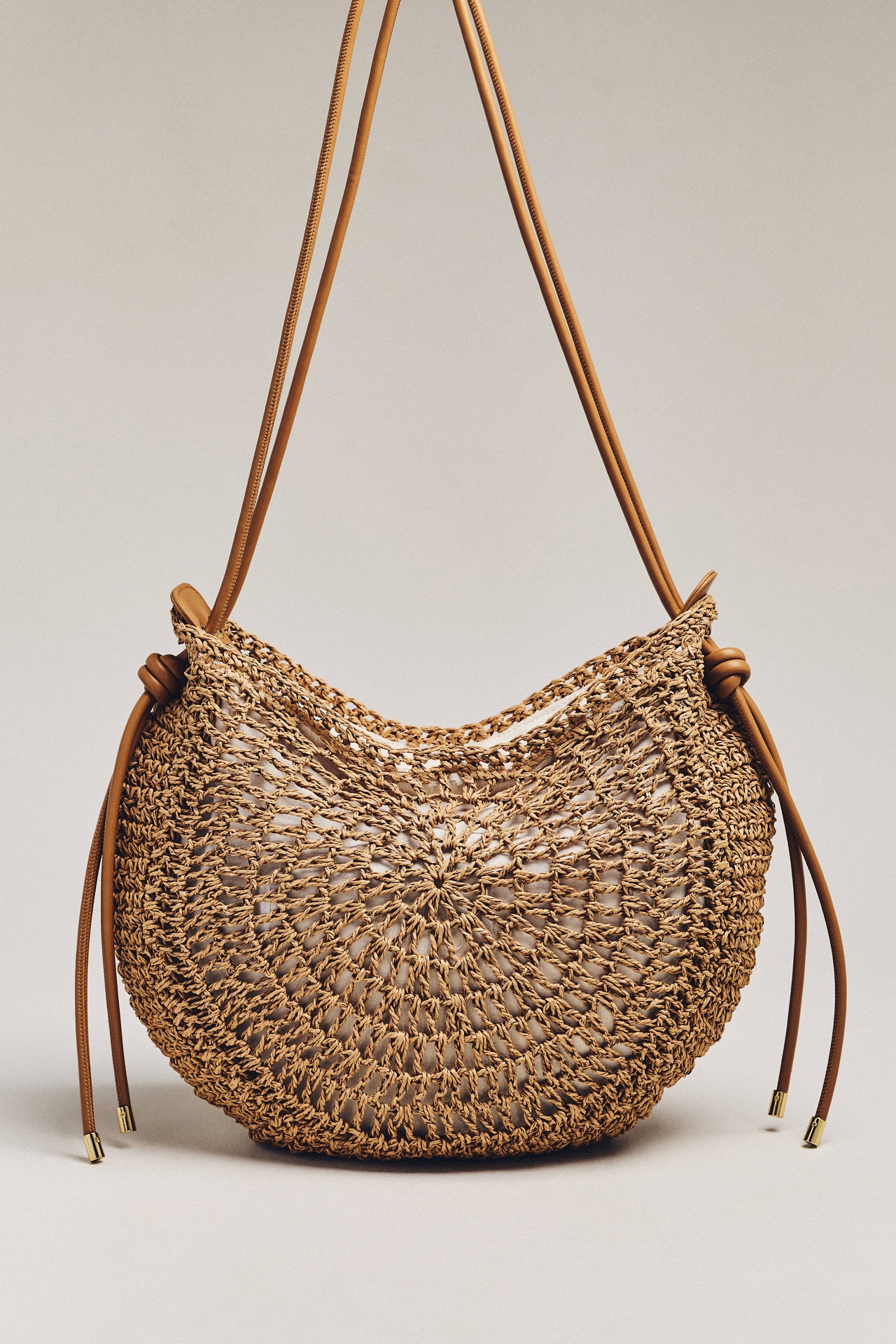 Dolce Vita Freya Raffia Shoulder Bag