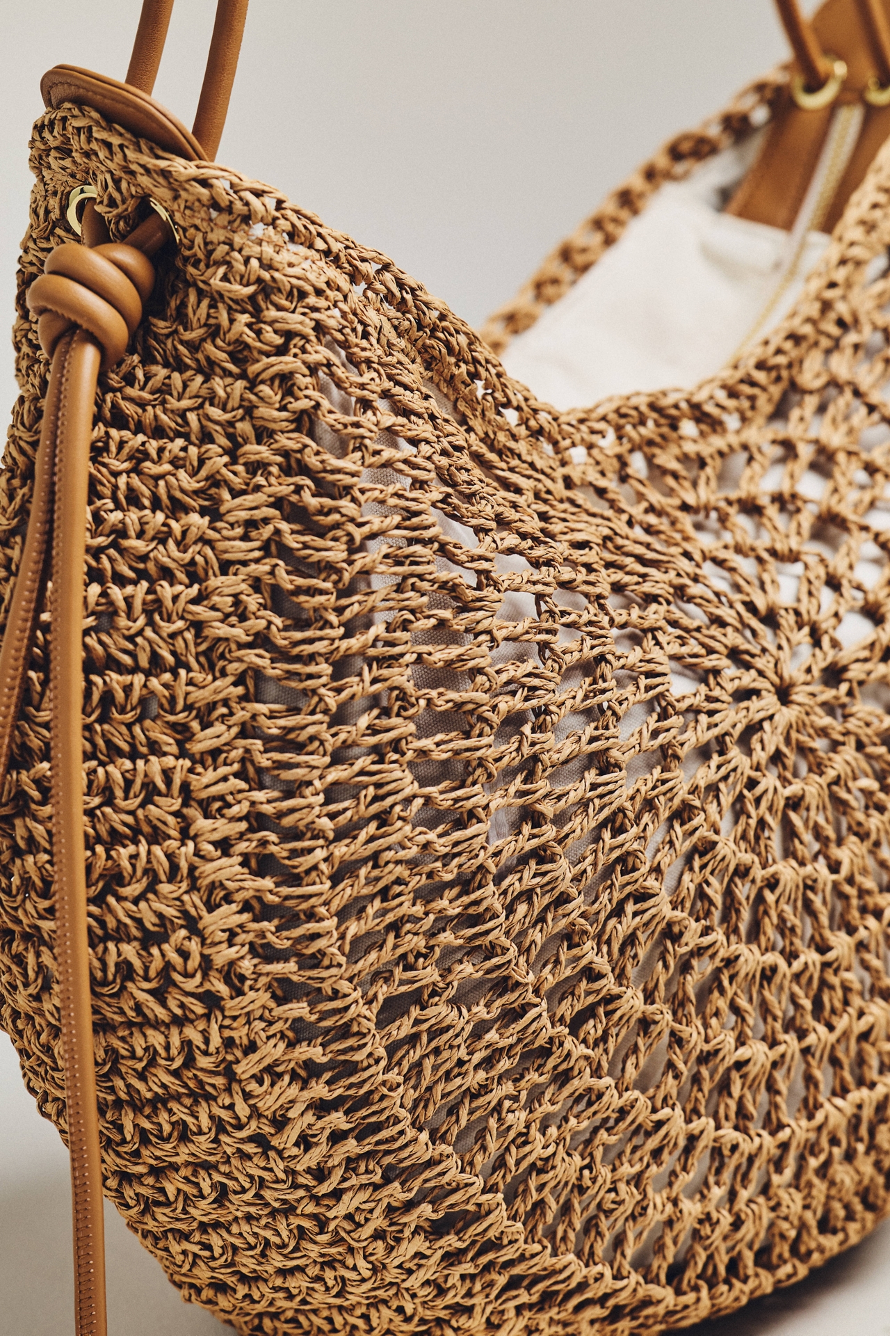 Dolce Vita Freya Raffia Shoulder Bag