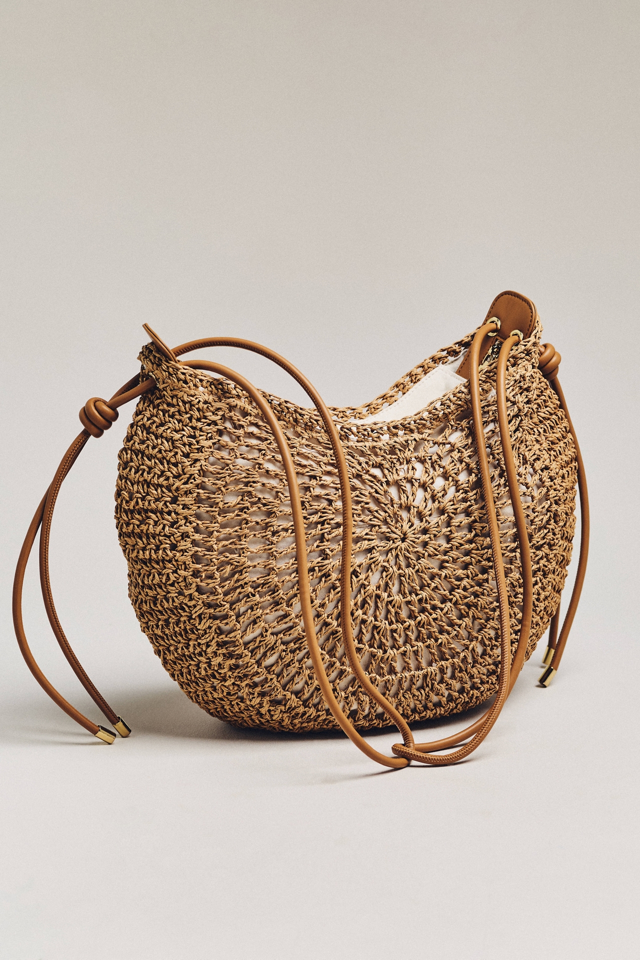 Dolce Vita Freya Raffia Shoulder Bag