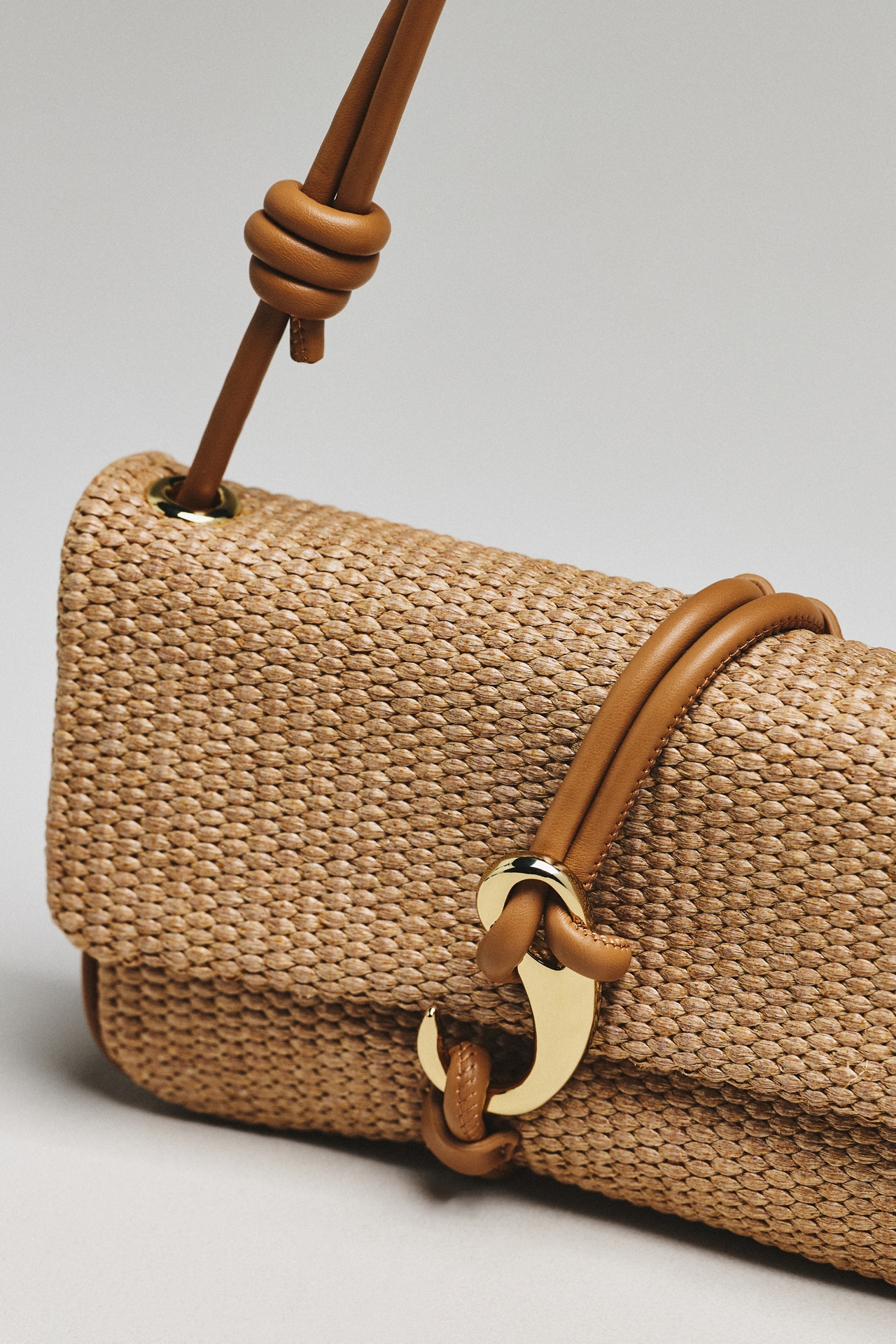 Dolce Vita Alice Raffia Shoulder Bag