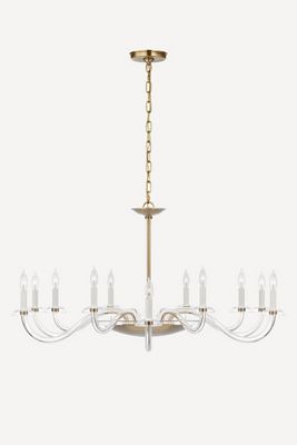 Visual Comfort & Co. Brigitte Old Bronze Candelabra Chandelier 
