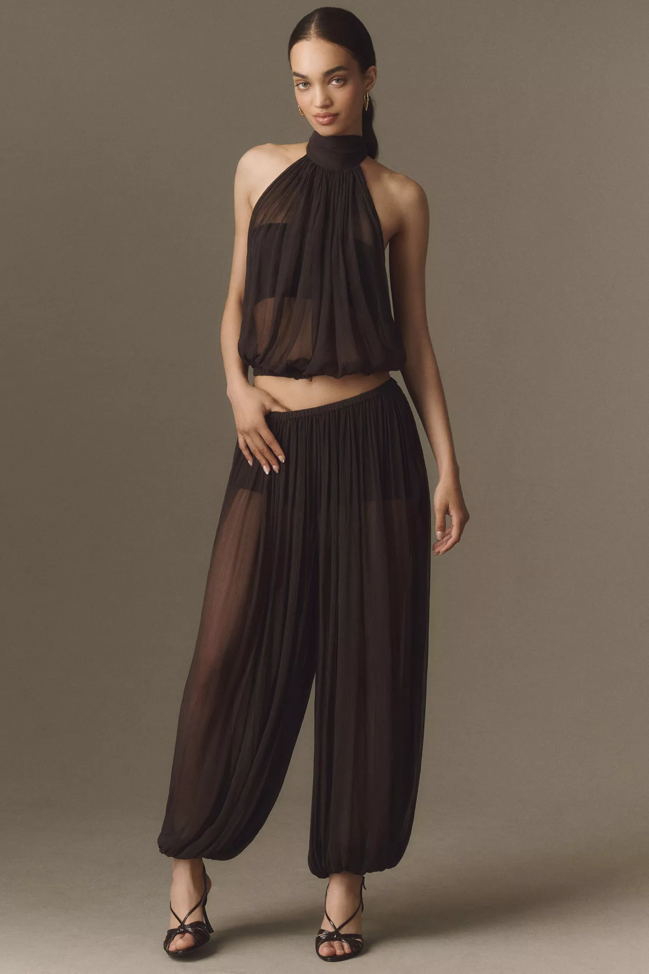 BHLDN Chiffon Separates Set