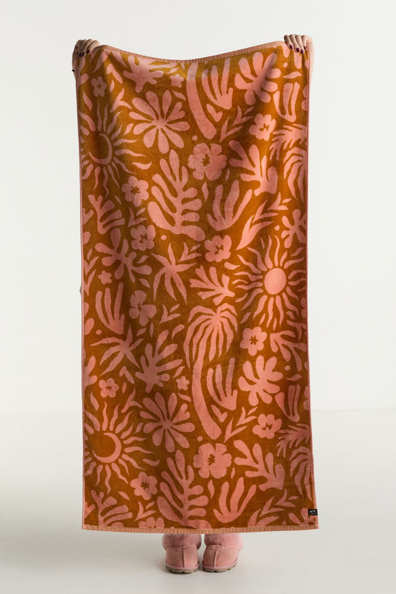 Slowtide Sunny Beach Towel - Orange, Beach Towel