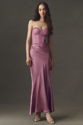 sachin and babi light blue dress Halter Sequin Maxi Dress Purple main image 0