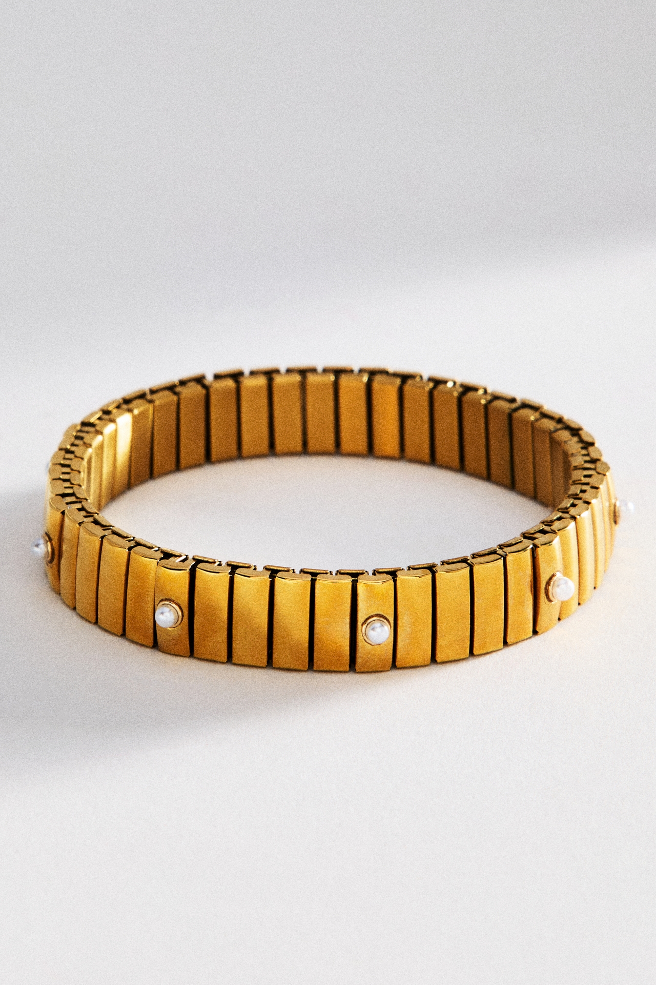 By Anthropologie Pavé Stone Stretch Bracelet