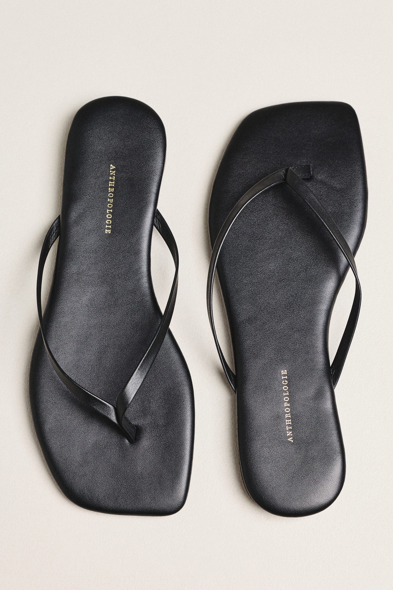 By Anthropologie Square-Toe Thongs