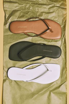 By Anthropologie Square-Toe Flip-Flops | Anthropologie