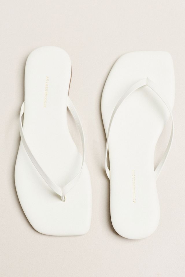 By Anthropologie Square-Toe Flip-Flops #2