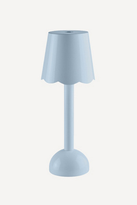 Addison Ross Scallop LED Laquered Cordless Rechargeable Table Lamp