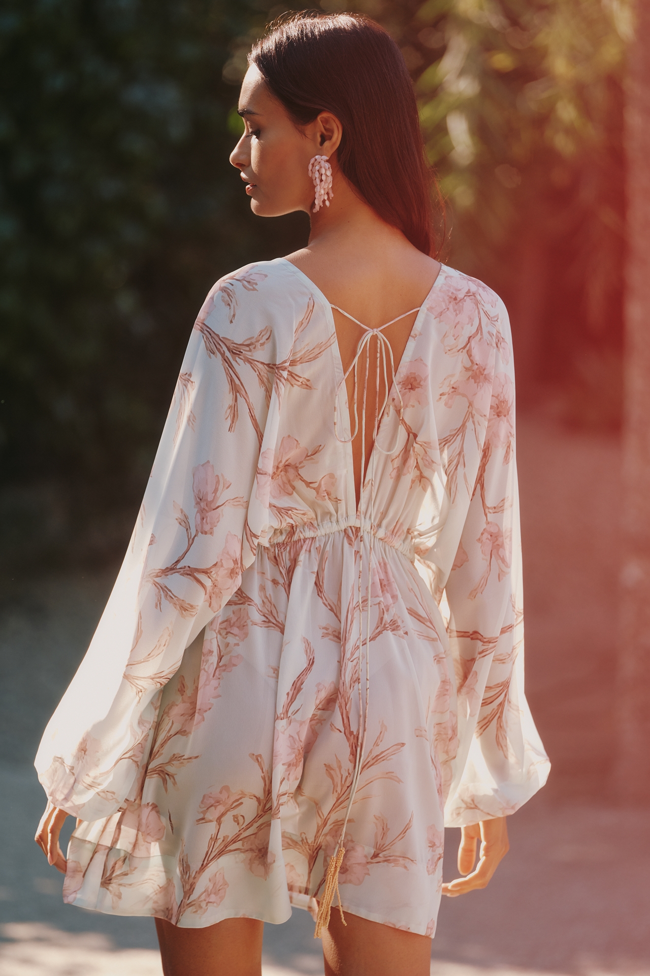 Celandine Printed Drawstring Getaway Kaftan