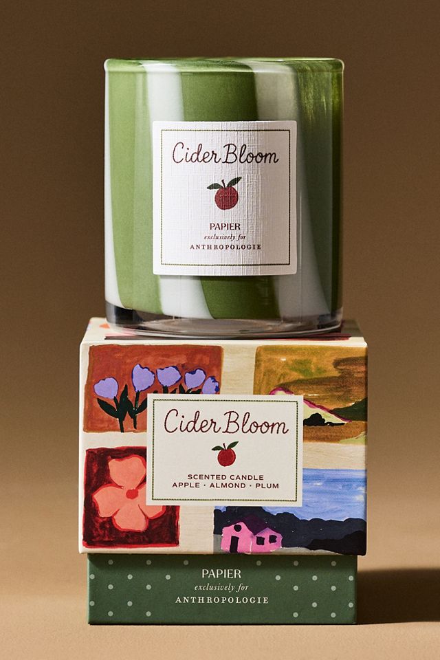 Papier x Anthropologie Fruity Cider Bloom Glass Candle #1