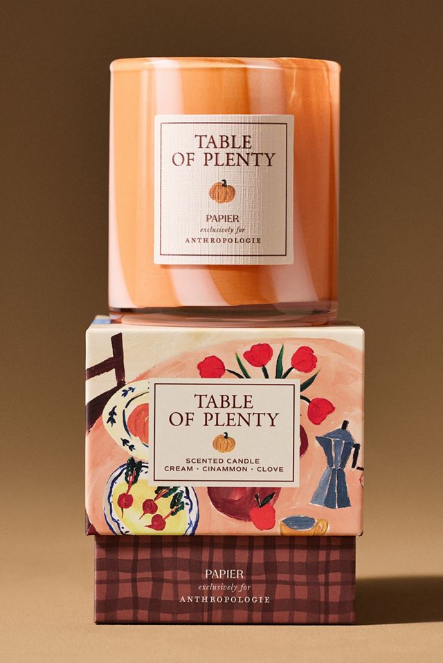 Papier x Anthropologie Gourmand Table of Plenty Boxed Glass Candle #2
