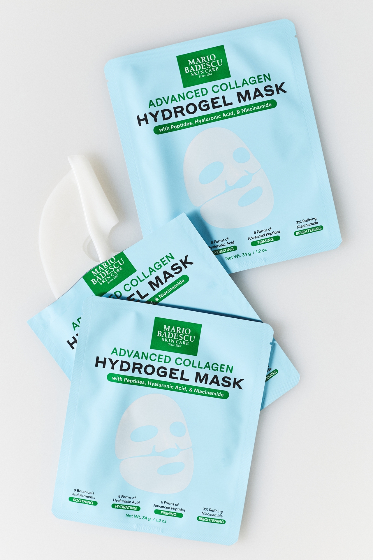 Mario Badescu Advanced Collagen Hydrogel Masks, Set of 3