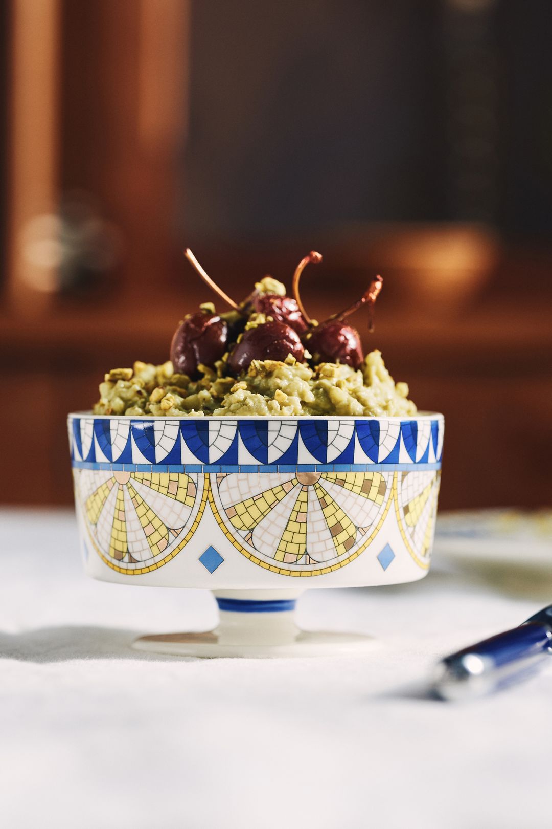 Bistro Tile Stoneware Gelato Bowl: Italia Edition - Lemon, One Size