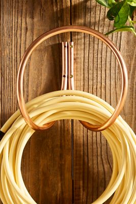 Polished Copper Hose Hanger
