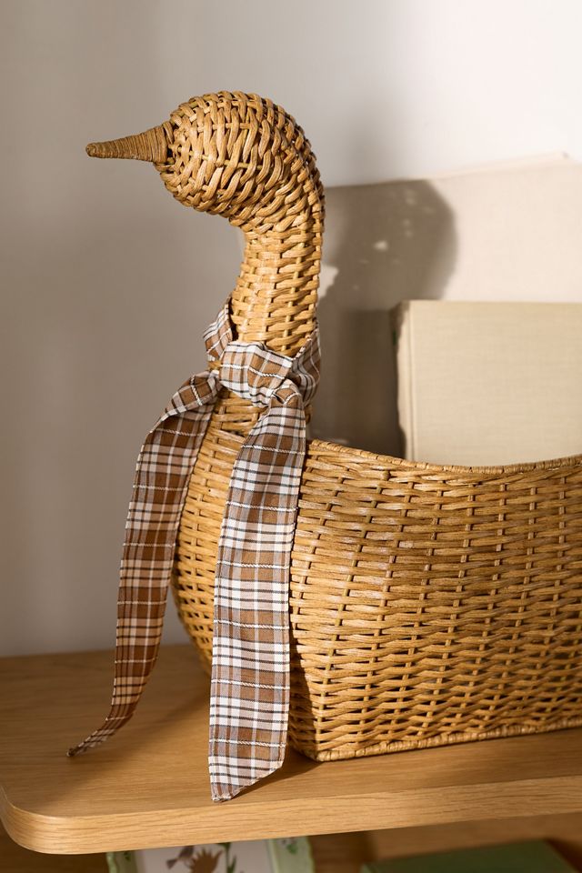 Ferme Mallard Duck Rattan Basket #1
