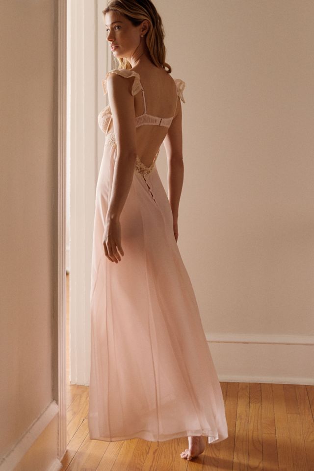 For Love & Lemons Gilded Maxi Slip Dress #2