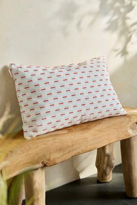 Sunbrella® Stripes Outdoor Lumbar Pillow
