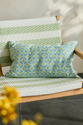 Sunbrella Garden Path Lumbar Pillow - Thumbnail 3