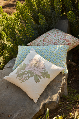 Sunbrella Garden Path Lumbar Pillow - Thumbnail 5