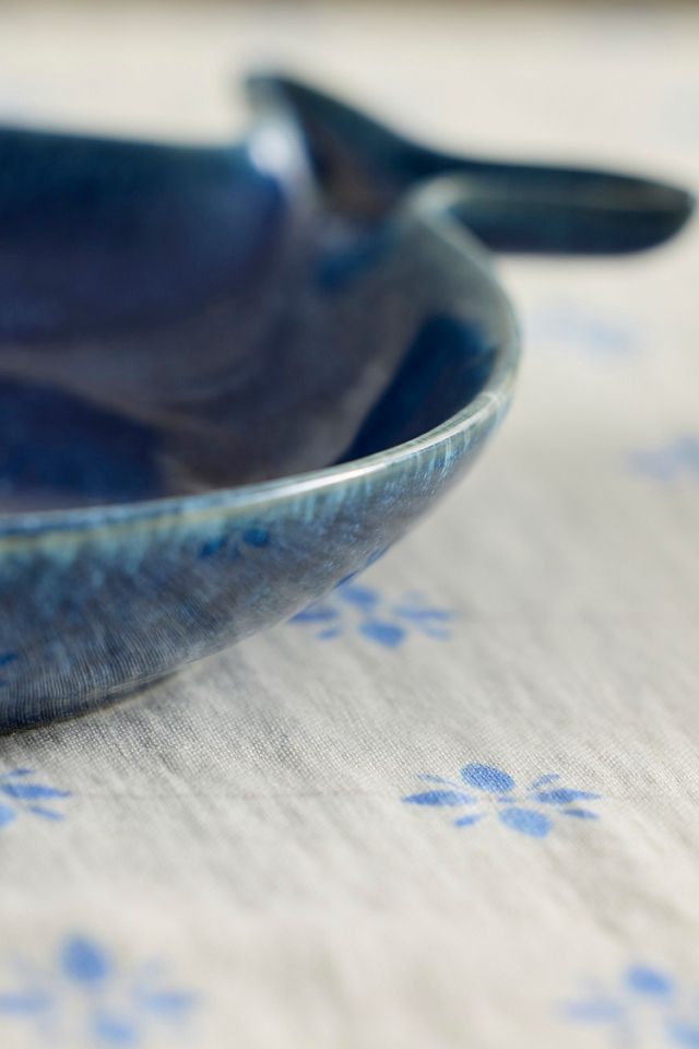 Reactive Glaze Fish Serving Platter #2