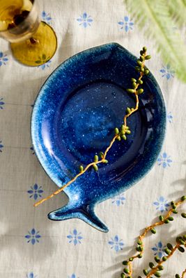 Blue Forest Stoneware Serving Platter | AnthroHome