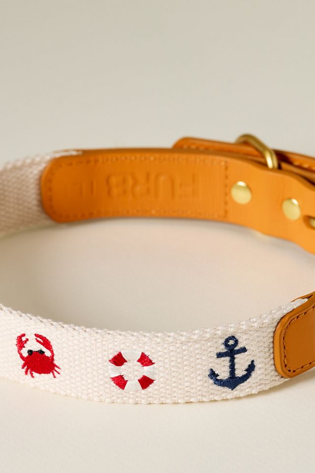 Anthropologie Summer Icon Needlepoint Pet Collar #2