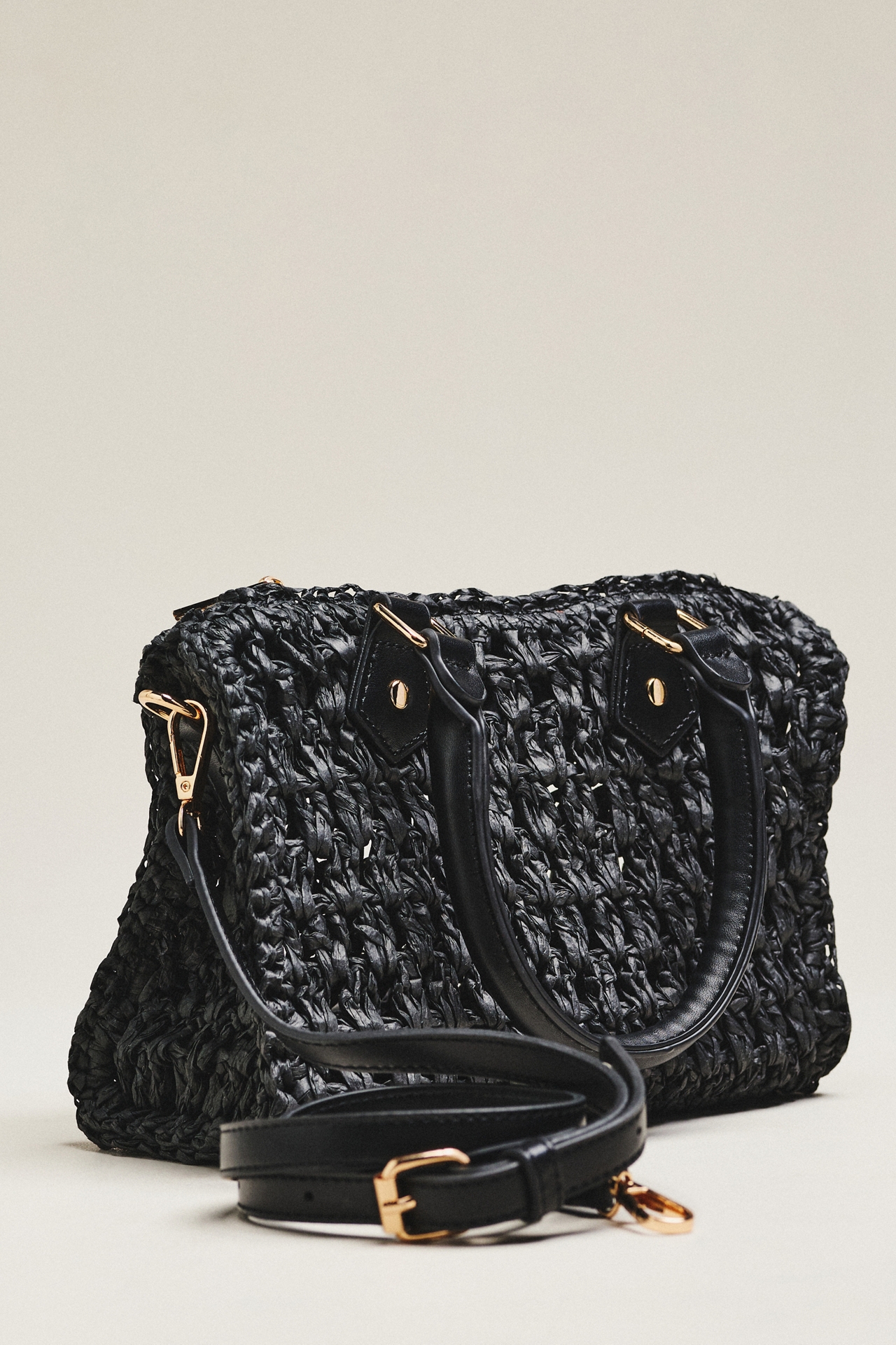 Berrie Mini Raffia Hand Bag