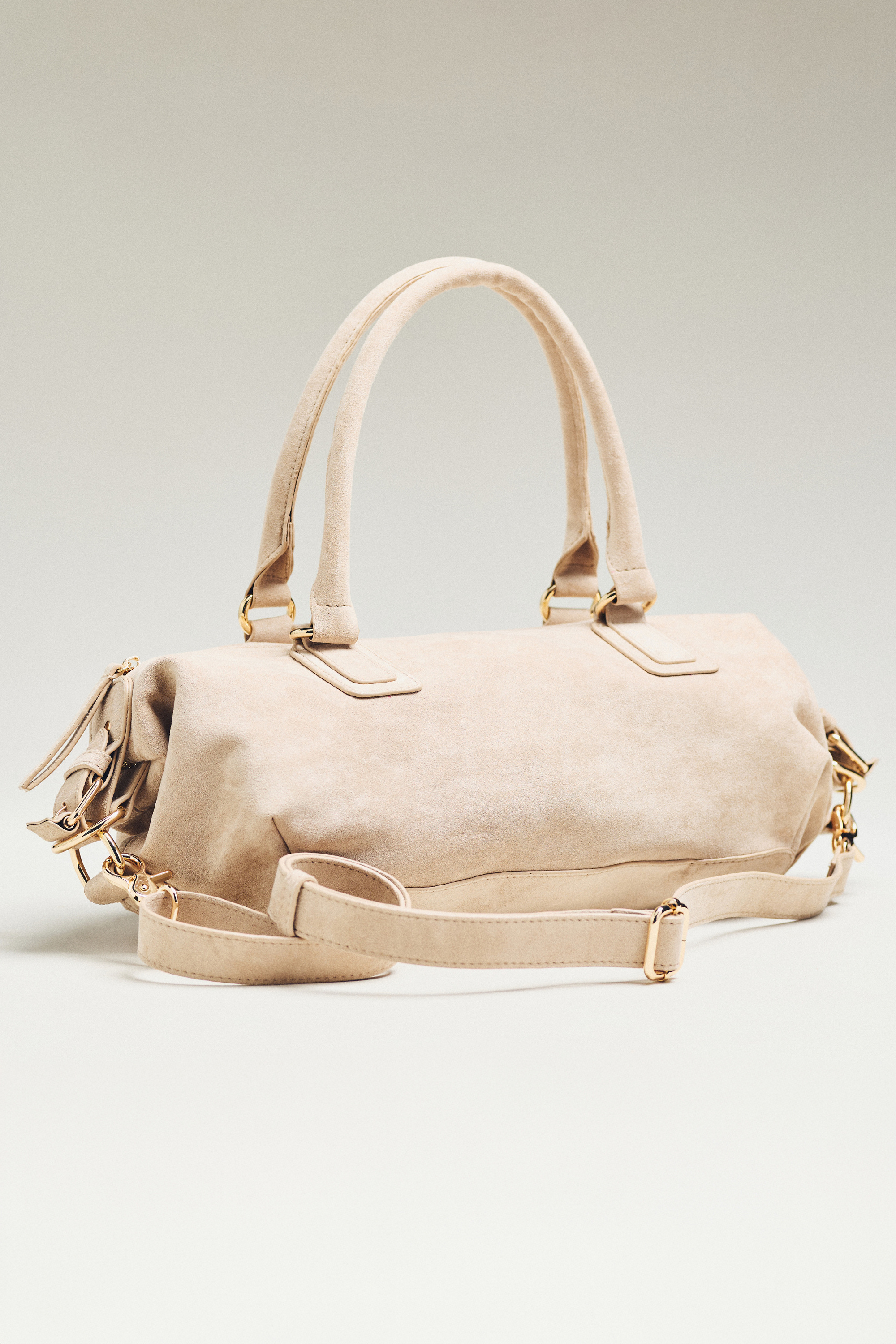 Artacho Faux Suede Large Slouchy Shoulder Bag - Image 1