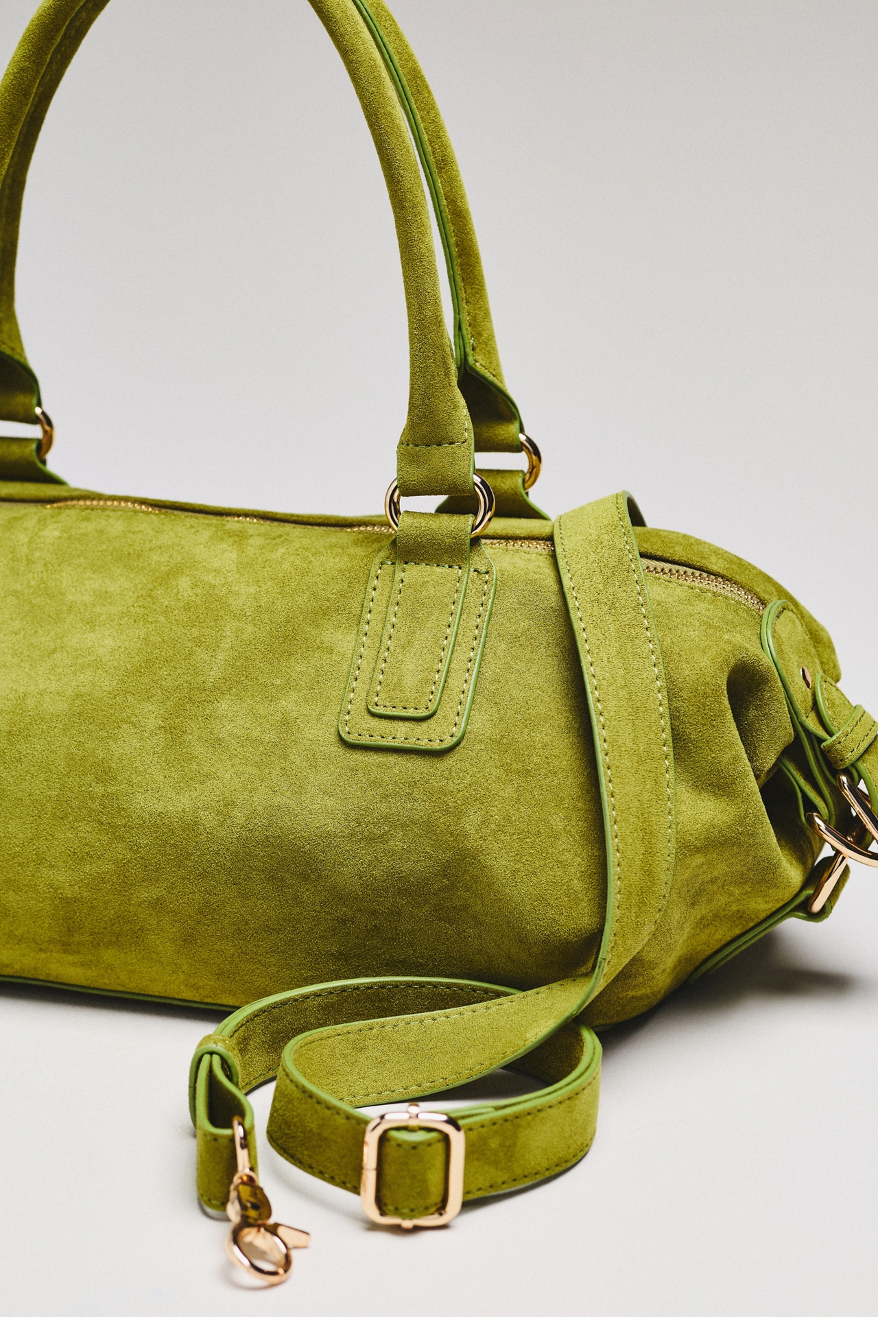 Artacho Faux Suede Large Slouchy Shoulder Bag