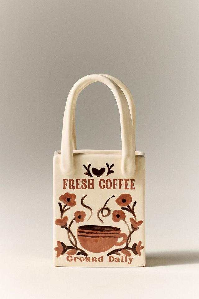 Ruby Clay Flower Market Tote Bud Vase #2