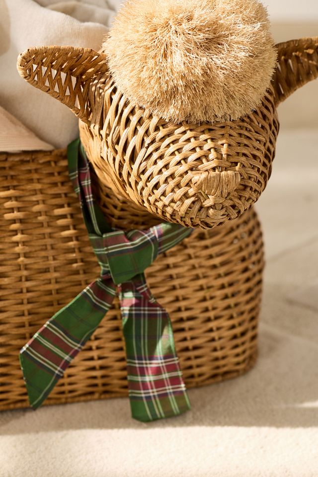 Ferme Bo Sheep Rattan Basket #1