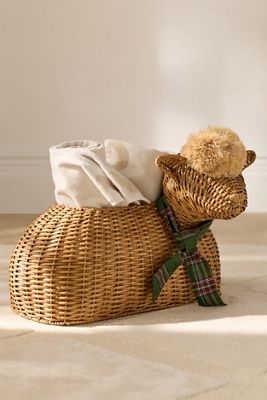 Ferme Bo Sheep Rattan Basket
